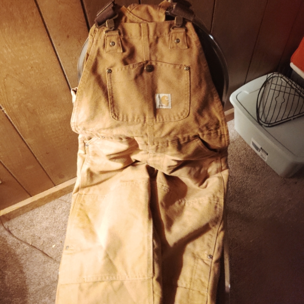NWOT Carhartt capri overalls, Women's 8